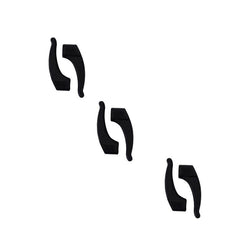 3 Pairs Silicone Eyeglass Temple Tip Holder