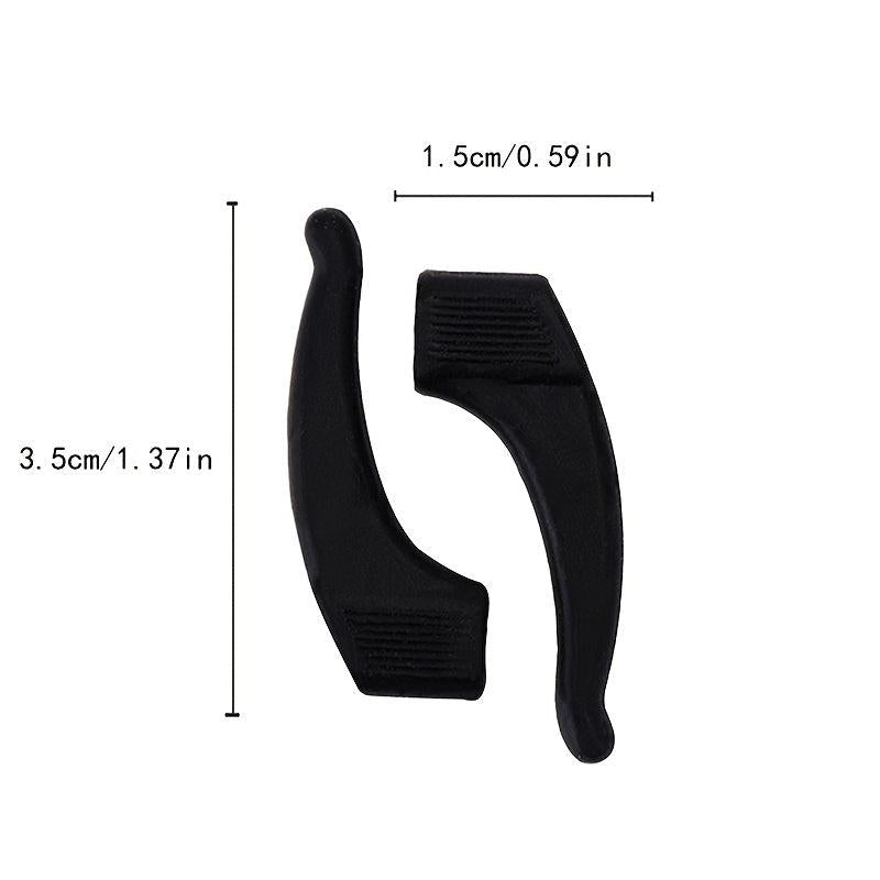3 Pairs Silicone Eyeglass Temple Tip Holder