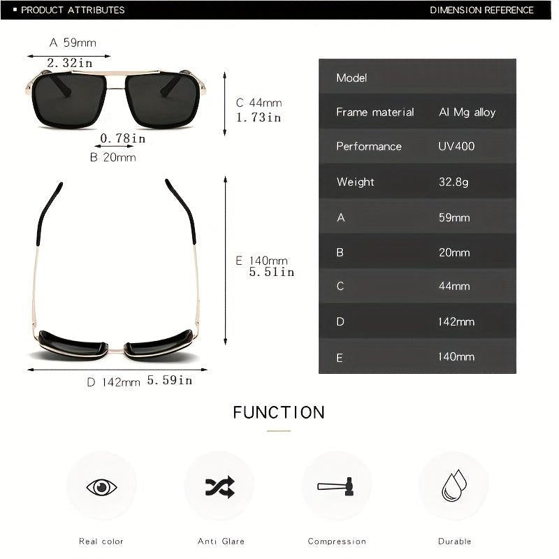 Men's Steampunk Polarized Sunglasses