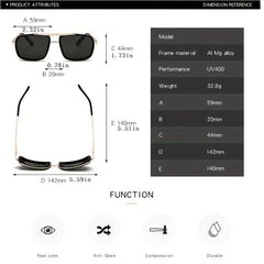 Men's Steampunk Polarized Sunglasses