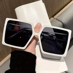 Unisex Retro Oversized Frame Sunglasses Men's Sunglasses