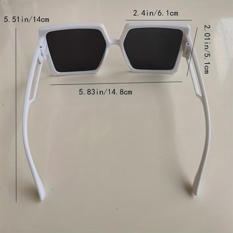 Unisex Retro Oversized Frame Sunglasses Men's Sunglasses