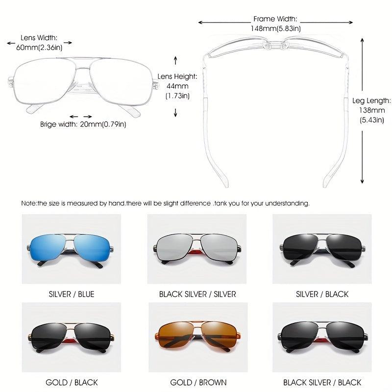 RENEKTON Men's Square Polarized Sunglasses Driving Glasses 8724