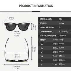 Polarized Sunglasses Driving Sun Glasses Outdoor Fishing Eyewear