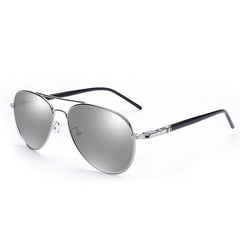 Classic Pilot Polarized Sunglasses Oversized Metal Aviation Male Sun Glasses