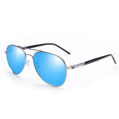 Classic Pilot Polarized Sunglasses Oversized Metal Aviation Male Sun Glasses