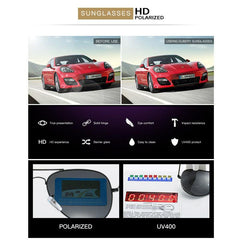 Polarized Retro Pilots Sunglasses for Men and Women