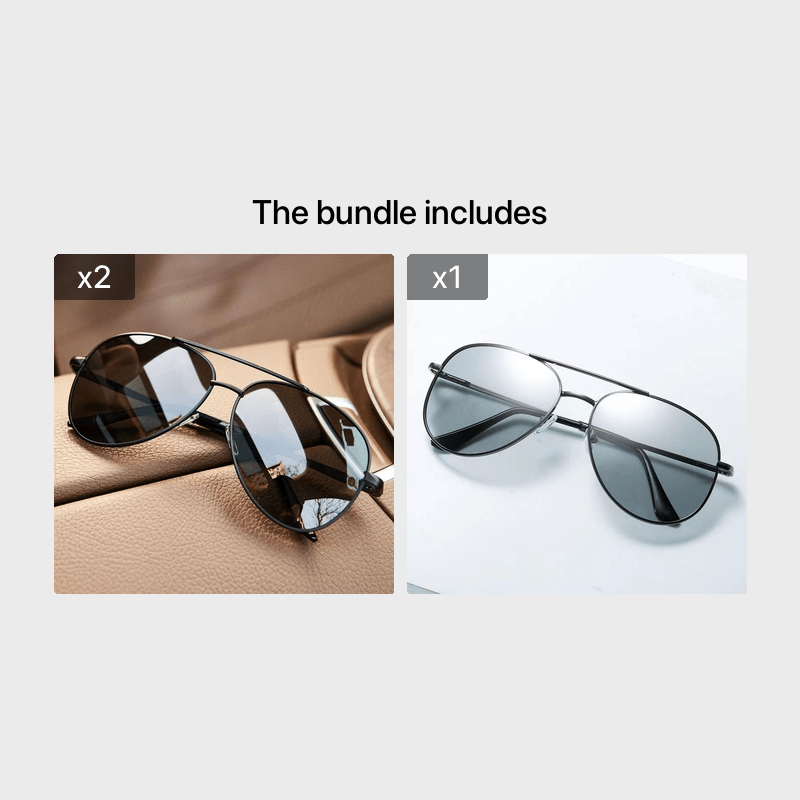 Men's Polarized Sunglasses 3026 Aviator Style