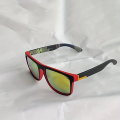 Men Women Outdoor Sports Driving Square Mirror UV400 Sun Glasses