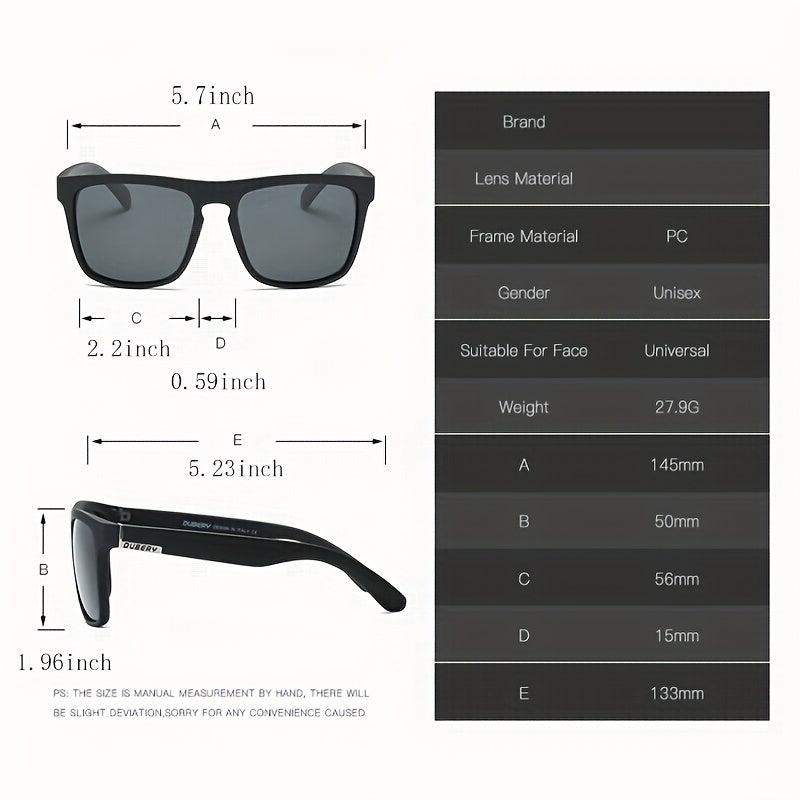 Men Women Outdoor Sports Driving Square Mirror UV400 Sun Glasses