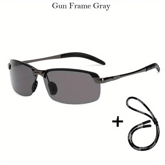 Men's Polarized Sunglasses with Glasses Rope
