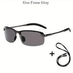 Men's Polarized Sunglasses with Glasses Rope