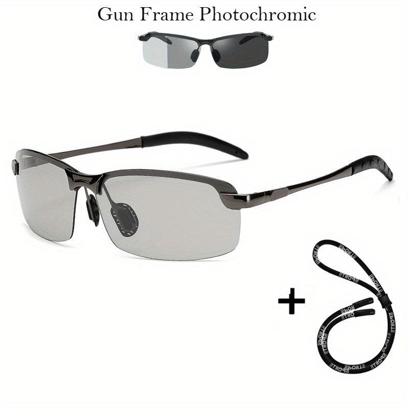 Men's Polarized Sunglasses with Glasses Rope