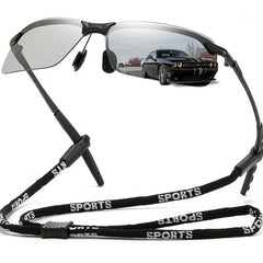 Men's Polarized Sunglasses with Glasses Rope