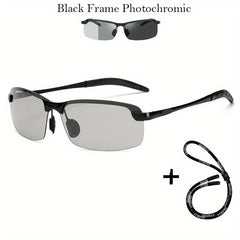 Men's Polarized Sunglasses with Glasses Rope