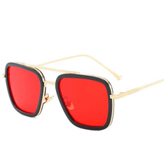 European Style Steel Sunglasses Men's Double Beam Glasses