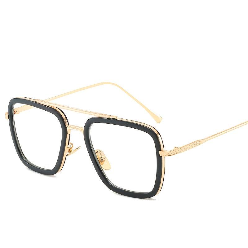 European Style Steel Sunglasses Men's Double Beam Glasses