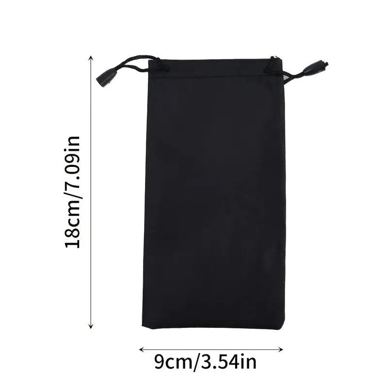 Waterproof Drawstring Sunglasses Bag Glasses Case Jewelry Tote Portable Pouch
