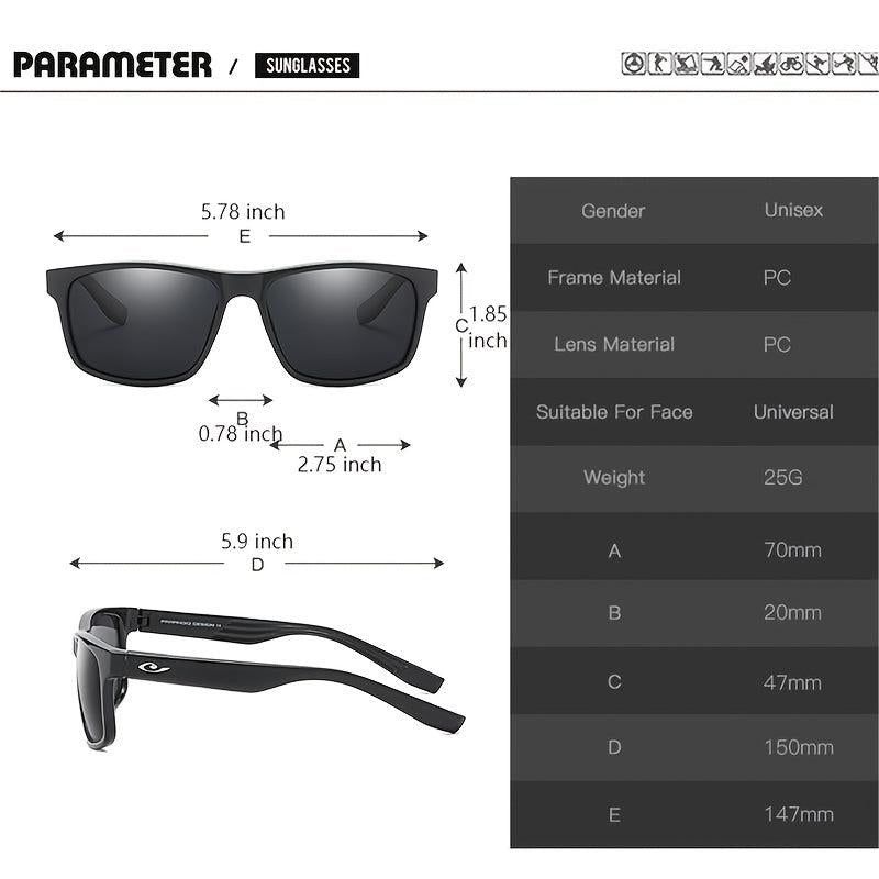PARANOID Polarized Sunglasses P8019 8 Colors
