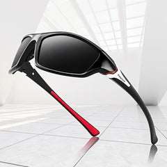 Polarized Night Vision Sports Sunglasses with Glasses Case