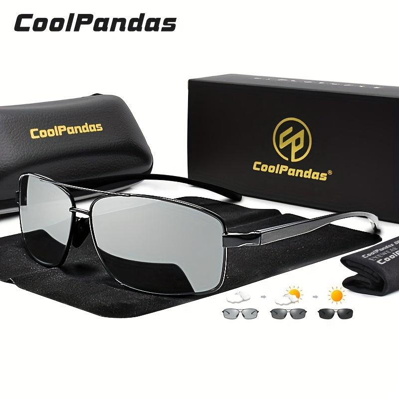 Polarized Photochromic Sunglasses for Men Women, Anti-glare Chameleon Glasses