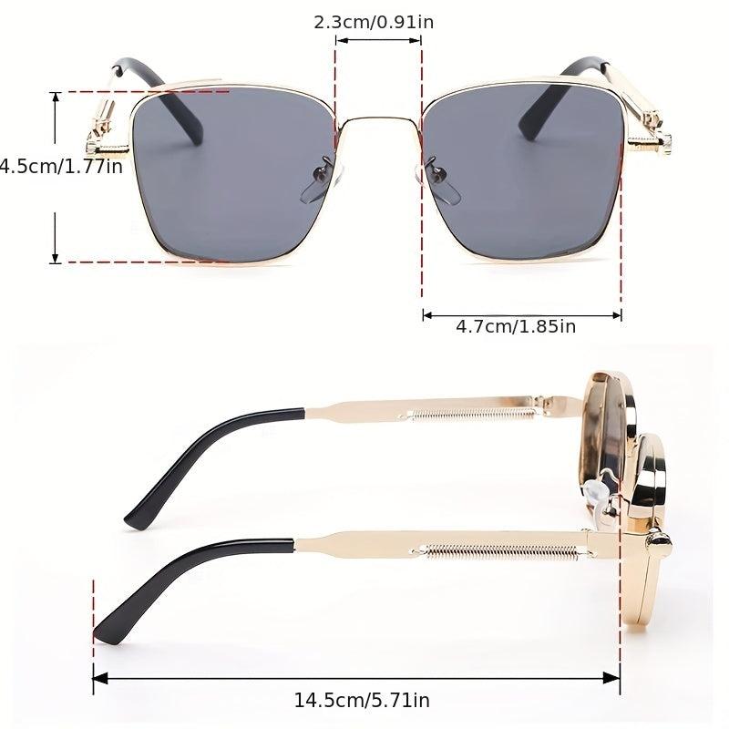 Men's Small Frame Square Sunglasses