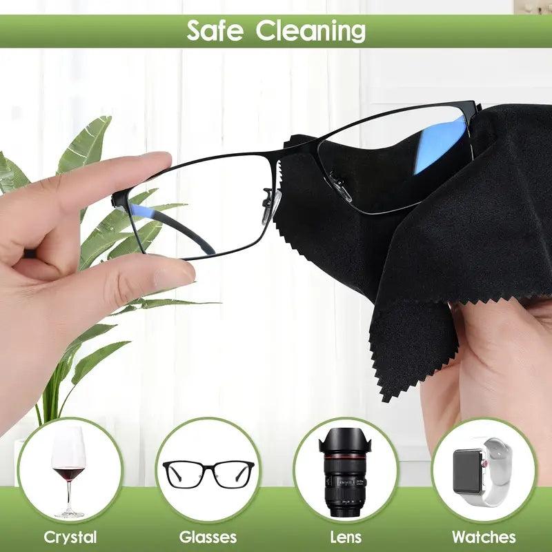 2pcs 5pcs Individually Wrapped Microfiber Cleaning Cloths Glasses Cleaning Cloth
