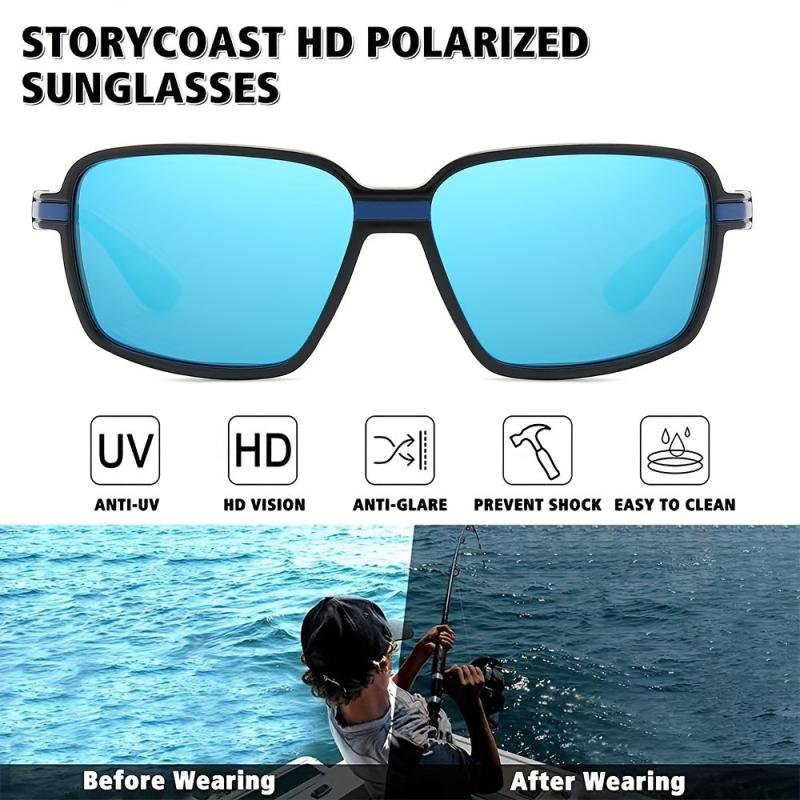 Square Sports Style Men's Polarized Sunglasses UV400
