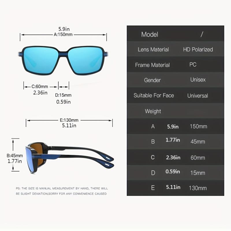 Square Sports Style Men's Polarized Sunglasses UV400