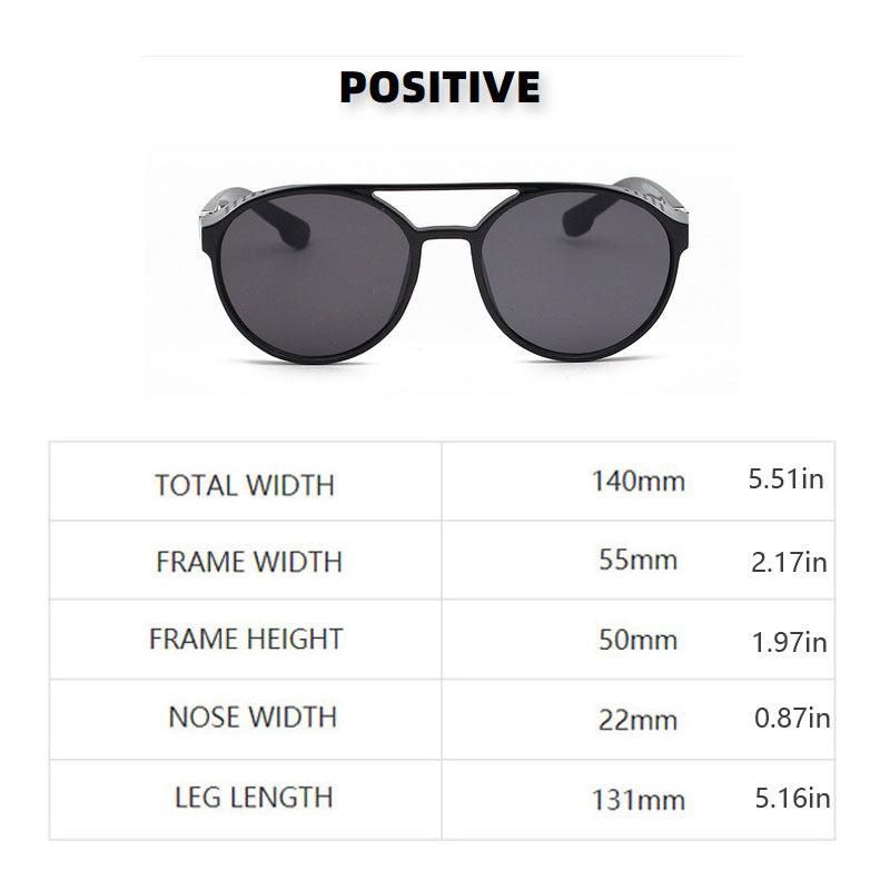 Steampunk Round Sunglasses UV400 Driving Eyewear
