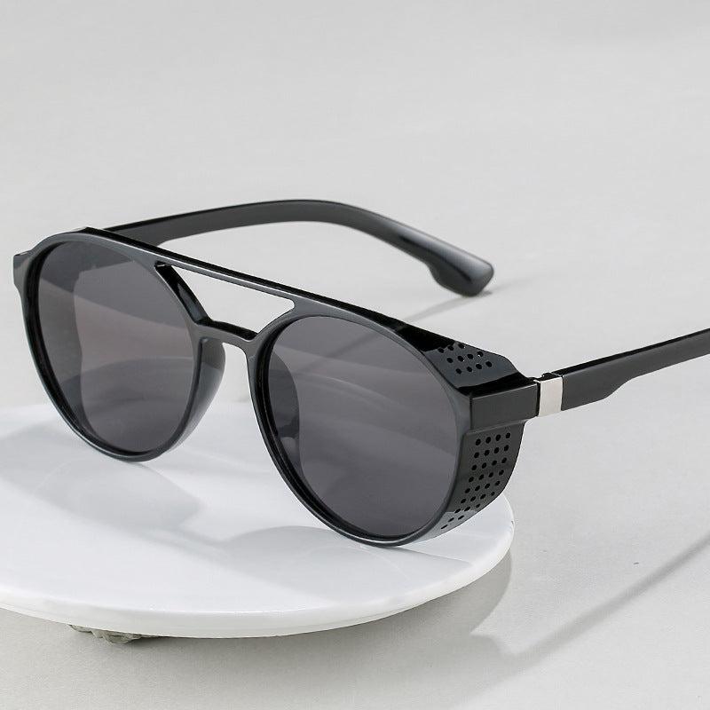 Steampunk Round Sunglasses UV400 Driving Eyewear