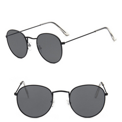 Men's Retro Sunglasses Round Frame Anti Light Vintage Mixed Sunglasses