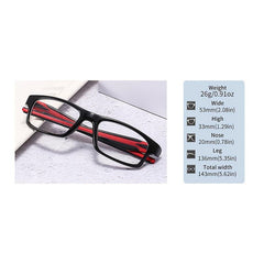 Sports Style Men's HD Reading Glasses For Elderly