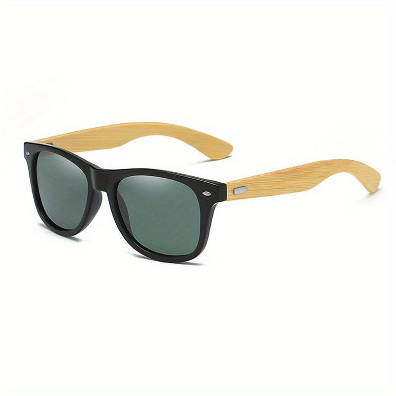 Classic Aviator Sunglasses UV Protection Retro Style Wooden Sunglasses