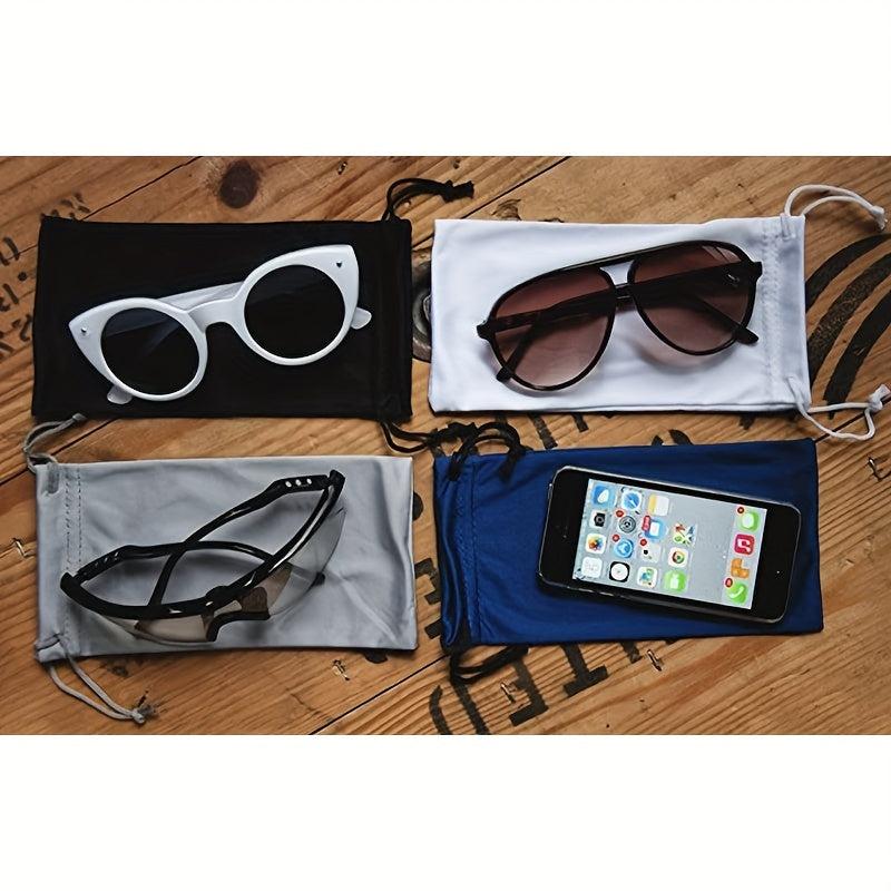 6pcs Microfiber Pouch Bag for Eyeglasses Sunglasses Cell Phone Storage