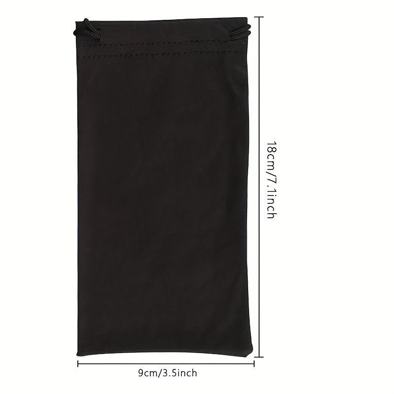 6pcs Microfiber Pouch Bag for Eyeglasses Sunglasses Cell Phone Storage