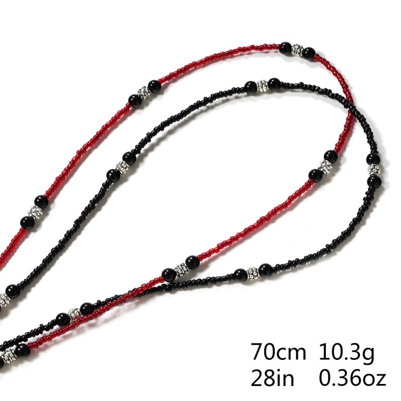 Retro Style Beaded Glasses Hanging Chain Sunglasses Anti-lost Neck Chain