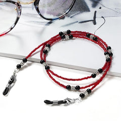 Retro Style Beaded Glasses Hanging Chain Sunglasses Anti-lost Neck Chain