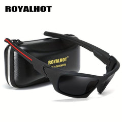 RoyalHot Polarized Square Frame Sports Sunglasses Vintage Sun Glasses