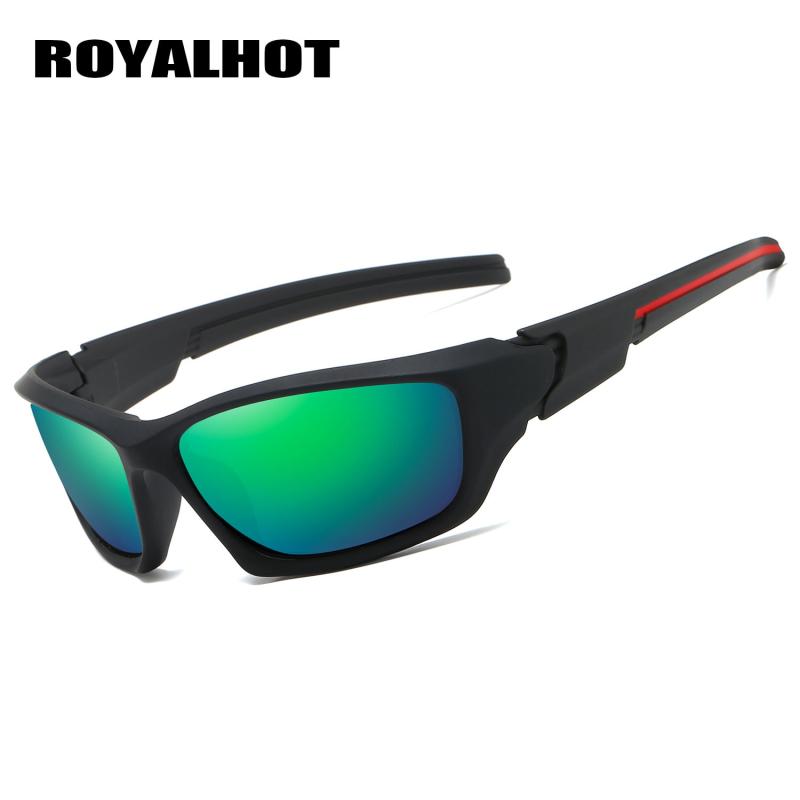 RoyalHot Polarized Square Frame Sports Sunglasses Vintage Sun Glasses