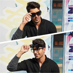 Men's Sunglasses Over Eyeglasses 100 UV Protection PC Glasses