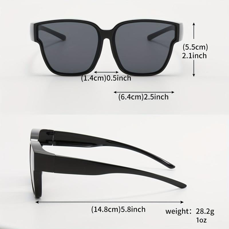 Men's Sunglasses Over Eyeglasses 100 UV Protection PC Glasses