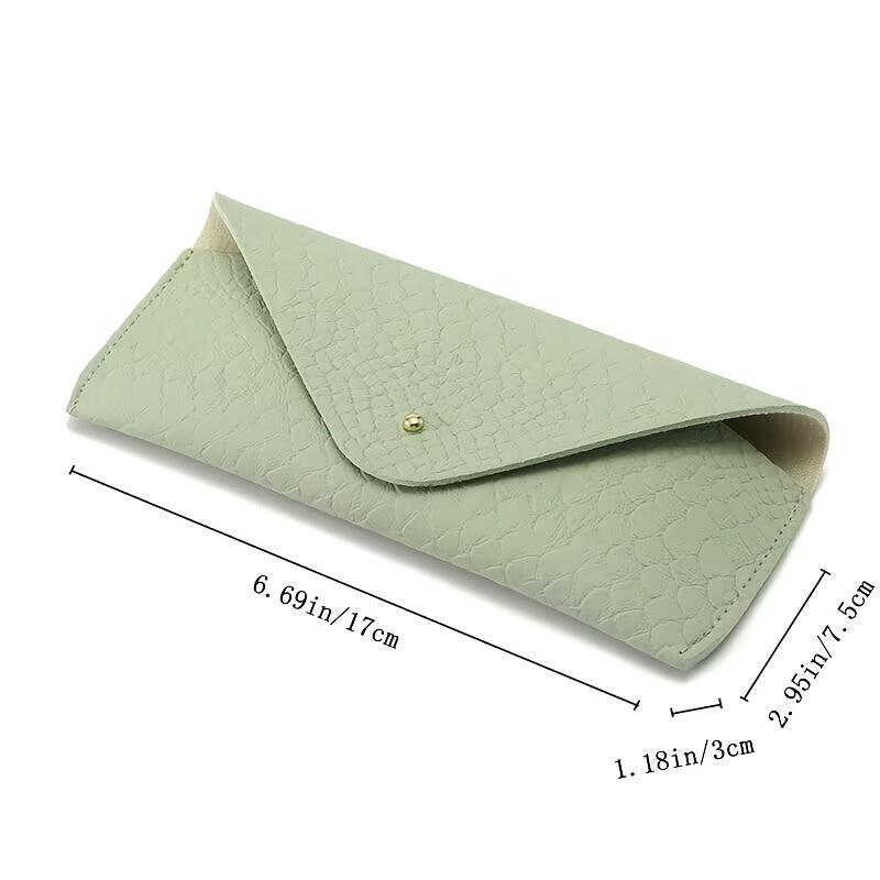 Leather PVC Sunglasses Case in Various Colors