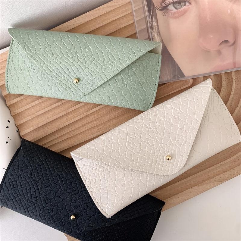 Leather PVC Sunglasses Case in Various Colors