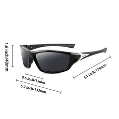 Men's Polarized Night Vision Sunglasses Sports Outdoor Cycling Glasses