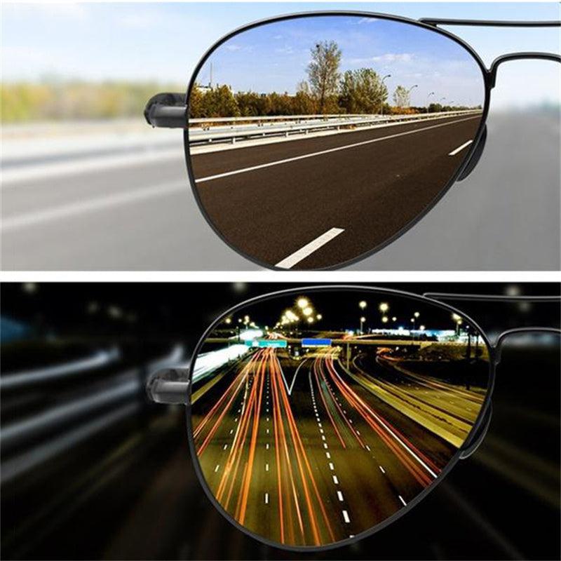 Men's Polarized Photochromic Driving Sunglasses Lens Glasses