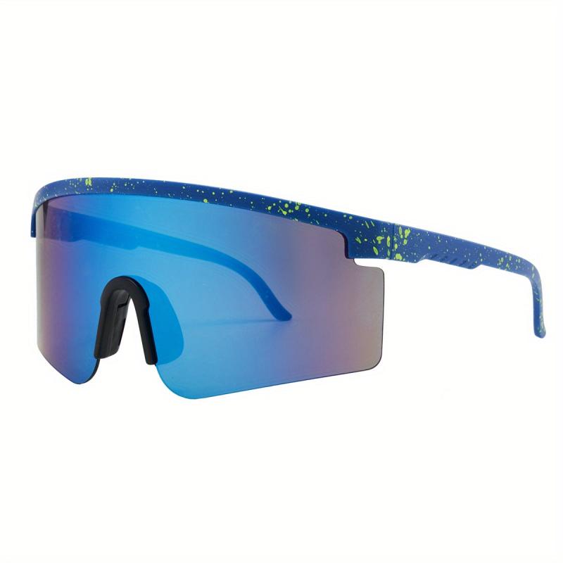 Oversized Frame Coated Lens Men's Sunglasses Sports Cycling Sunglasses