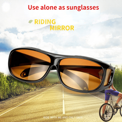 Anti Glare Night Vision Driver Goggles Cycling Goggles Enhanced Light Glasses