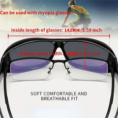 Anti Glare Night Vision Driver Goggles Cycling Goggles Enhanced Light Glasses