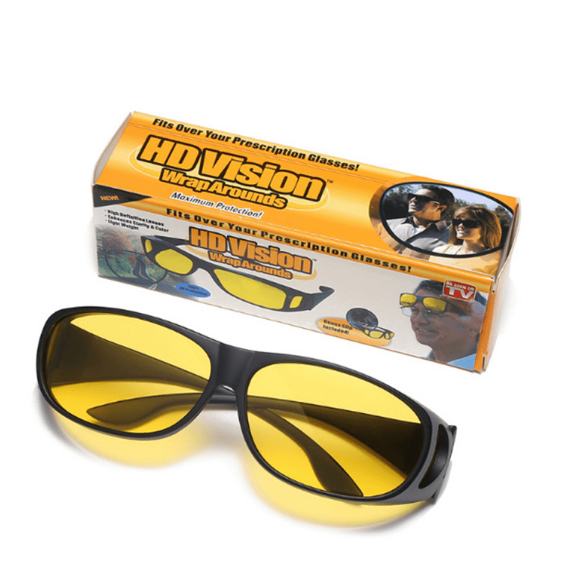 Anti Glare Night Vision Driver Goggles Cycling Goggles Enhanced Light Glasses